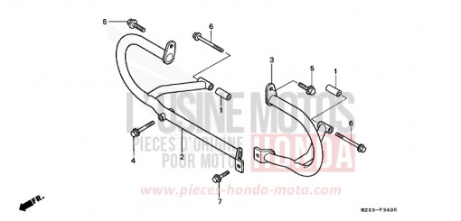 PROTECTION DE MOTEUR GL1500CW de 1998